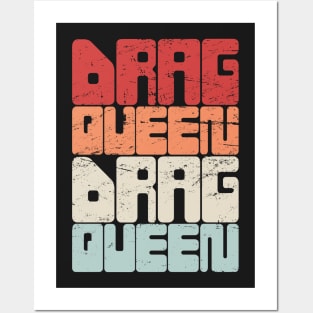 DRAG QUEEN | Retro Vintage Text Posters and Art